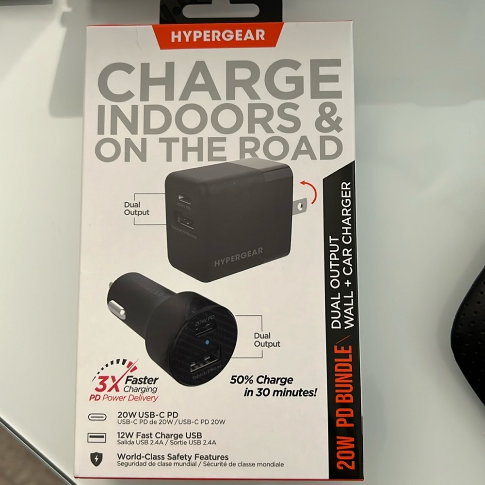 Hypergear Dual Output Wall and Car Charger
